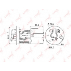 LF966M LYNX Фильтр топливный