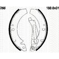 8100 13534 TRIDON Brake shoes