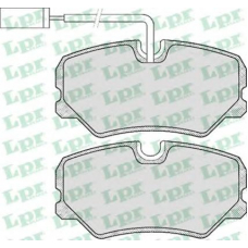 05P421 LPR Комплект тормозных колодок, дисковый тормоз