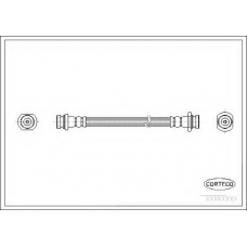 19035301 CORTECO Тормозной шланг