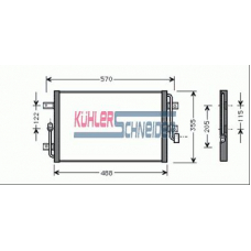 1720311 KUHLER SCHNEIDER Конденсатор, кондиционер