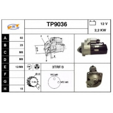 TP9036 SNRA Стартер