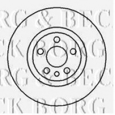 BBD5095 BORG & BECK Тормозной диск