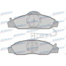 AC895281D AC Delco Комплект тормозных колодок, дисковый тормоз