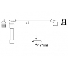 0 986 356 837 BOSCH Комплект проводов зажигания