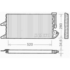 DCN09092 DENSO Конденсатор, кондиционер