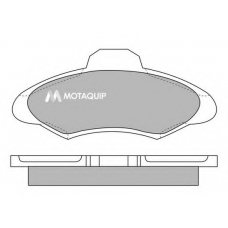 LVXL563 MOTAQUIP Комплект тормозных колодок, дисковый тормоз