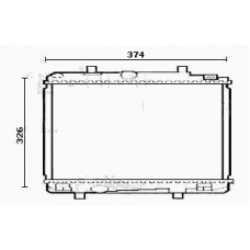 RM0728 EQUAL QUALITY Радиатор, охлаждение двигателя