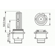 1 987 302 904 BOSCH Лампа накаливания, основная фара