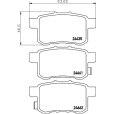 MDK0259 MINTEX Комплект тормозов, дисковый тормозной механизм