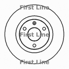 FBD008 FIRST LINE Тормозной диск