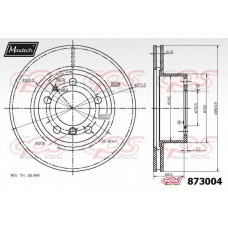 873004.6060 MAXTECH Тормозной диск