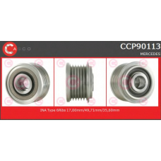 CCP90113 CASCO Ременный шкив, генератор