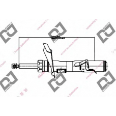 DS1663GS DJ PARTS Амортизатор