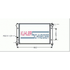 2300201 KUHLER SCHNEIDER Радиатор, охлаждение двигател