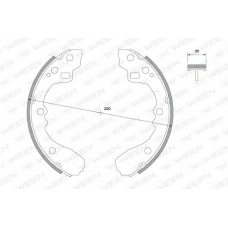152-2015 WEEN Комплект тормозных колодок