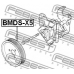 BMDS-X5 FEBEST Ременный шкив, насос гидроусилителя