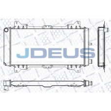 RA0120032 JDEUS Радиатор, охлаждение двигателя