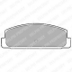 LP1766 DELPHI Комплект тормозных колодок, дисковый тормоз