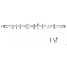 516991 KAWE Тормозной шланг