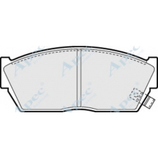 PAD458 APEC Комплект тормозных колодок, дисковый тормоз