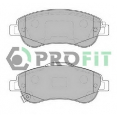 5000-2005 PROFIT Комплект тормозных колодок, дисковый тормоз