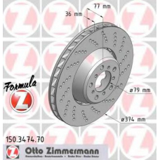 150.3474.70 ZIMMERMANN Тормозной диск