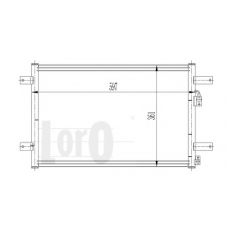 053-016-0004 LORO Конденсатор, кондиционер