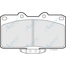 PAD927 APEC Комплект тормозных колодок, дисковый тормоз