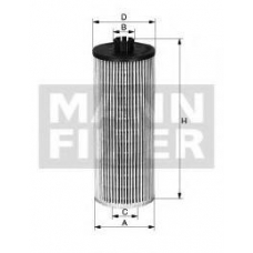 HU 611/1 x MANN-FILTER Масляный фильтр