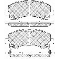 20053 BSF Комплект тормозных колодок, дисковый тормоз