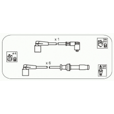 CPS20 JANMOR Комплект проводов зажигания