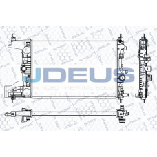 RA0201070 JDEUS Радиатор, охлаждение двигателя