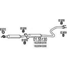 01.55130 MTS Средний глушитель выхлопных газов