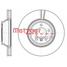 61080.10 METZGER Тормозной диск