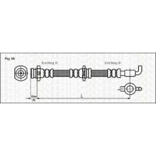 8150 24125 TRISCAN Тормозной шланг