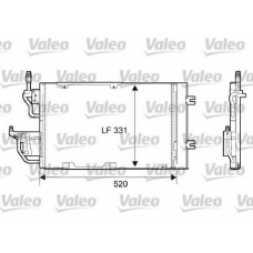 818168 VALEO Конденсатор, кондиционер