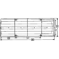 2SD 004 460-011 HELLA Задний фонарь