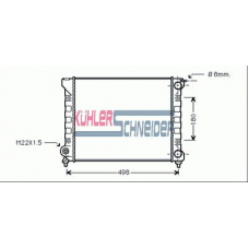 1305201 KUHLER SCHNEIDER Радиатор, охлаждение двигател