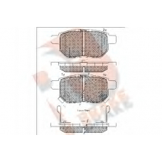 RB1899 R BRAKE Комплект тормозных колодок, дисковый тормоз
