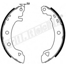 17285 fri.tech. Комплект тормозных колодок