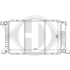 8110171 DIEDERICHS Радиатор, охлаждение двигателя