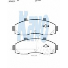 BP-4003 KAVO PARTS Комплект тормозных колодок, дисковый тормоз