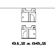 BL1044A1 FTE Колодки тормозные