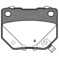 BPA0365.21 OPEN PARTS Комплект тормозных колодок, дисковый тормоз