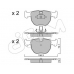 822-559-0 CIFAM Комплект тормозных колодок, дисковый тормоз