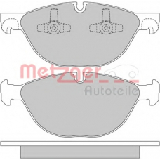 1170592 METZGER Комплект тормозных колодок, дисковый тормоз