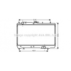 KA2131 AVA Радиатор, охлаждение двигателя