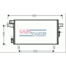 1620241 KUHLER SCHNEIDER Конденсатор, кондиционер