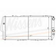 60478 NISSENS Радиатор, охлаждение двигателя
